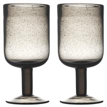 Бар ЯЯЯ Набор бокалов для вина flowi, 410 мл, серо-коричневые, 2 шт. арт. LJ0000212