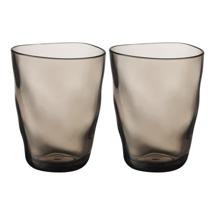 Бар ЯЯЯ Набор стаканов hollow, 450 мл, серо-коричневый, 4 шт. арт. LJ0000356