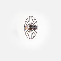 Бра Aromas del Campo Бра Wheel 30 cm черный + цоколь 5 cm черный арт. 101426