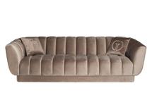 Диван Garda Decor ZW-81103 GRE Диван трехместный велюр серый 243*95*74см арт. ZW-81103 GRE