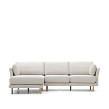 Диван La Forma (ех Julia Grup) Gilma 3-х местный диван с правым/левым шезлонгом с натуральными ножками 260 cm арт. 164065