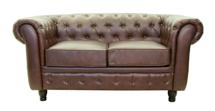 Диван MAK interior Дизайнерские кожаные диваны Chesterfield brown 2S арт. 5KS24004-2-BR