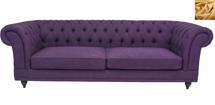 Диван MAK interior Дизайнерские большие диваны Neylan purple желтый арт. SF-2818-P-yellow