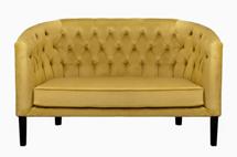 Диван MAK interior Двухместные диваны Harry gold арт. SF-2940-GD