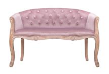 Диван MAK interior Двухместные диваны Kandy double pink velvet арт. 5KS24558D-VV