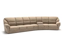 Диван Top concept San-Remo диван-кровать с реклайнером, баром с кофейным столиком и радиусными модулями арт. 6608
