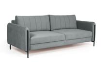 Диван Top concept Barcelona диван-кровать трехместный прямой, велюр серый арт. 19042