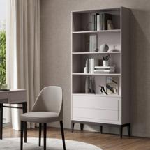 Книжный шкаф MOD INTERIORS Стеллаж MARBELLA арт. MDI.SH.MRB.72, арт. CPM6767-P03/V36W Bookcase