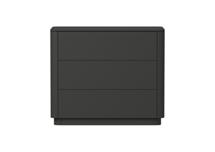 Комод Ellipsefurniture Комод Tammi 3 ящика ширина 90 см (черный) арт. TM010206010101