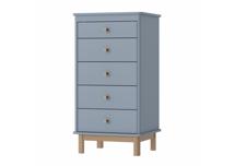 Комод Ellipsefurniture Комод Classic 5 ящиков (серый) арт. CLMBCD03030199