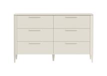 Комод Ellipsefurniture Комод Type 6 ящиков ширина 140 см (молочный) арт. TY010305080101