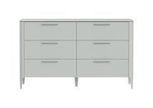 Комод Ellipsefurniture Комод Type 6 ящиков ширина 140 см (светло-серый) арт. TY010302080101