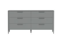 Комод Ellipsefurniture Комод Type 6 ящиков ширина 170 см (серый) арт. TY010303090101