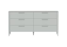 Комод Ellipsefurniture Комод Type 6 ящиков ширина 170 см (светло-серый) арт. TY010302090101