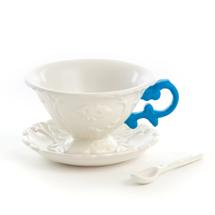 Комплект Seletti Чайная пара I-Tea Blue арт. 09858 AZZ