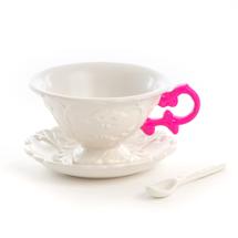 Комплект Seletti Чайная пара I-Tea Fuchsia арт. 09858 FUC