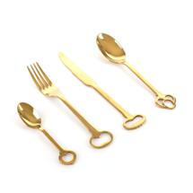 Комплект Seletti Набор столовых приборов Keytlery Gold set of 6 арт. 07374