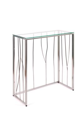 Консоль AllConsoles Консольный стол 1023-CS clear серебряный арт. 1023-CS clear