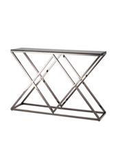 Консоль Stool Group Консоль ИНСИГНИЯ 115*30 сталь темный хром стекло smoke арт. УТ000001969