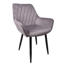 Кресло AksHome Кресло Pablo, светло-серый, велюр арт. ZN-126865