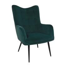 Кресло AksHome Кресло Bogema, зеленый, велюр арт. ZN-183242