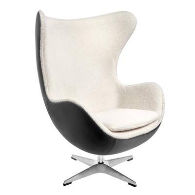 Кресло Bradexhome Кресло EGG STYLE CHAIR черный, экокожа арт. RF 0696