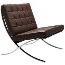 Кресло Bradexhome Кресло BARCELONA CHAIR коричневый арт. FR 0004