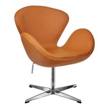 Кресло Bradexhome Кресло SWAN STYLE CHAIR оранжевый арт. FR 0660