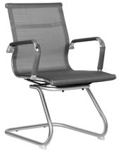 Кресло DOBRIN Офисное кресло для посетителей DOBRIN CODY MESH, серый арт. LMR-102N_Mesh