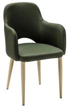 Кресло R-Home Кресло Ledger темно-зеленый/нат.дуб арт. 410124121h_Dark_Green_н.дуб