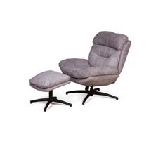 Кресло Top concept Кресло качалка с оттоманкой Magnus, серый арт. 2001000001774