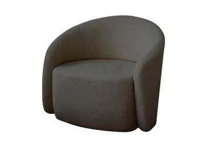 Кровать Ellipsefurniture Кресло Ellipse E7.1 (серый, букле) арт. KP010202270301