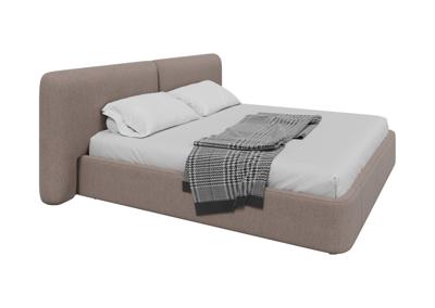 Кровать Ellipsefurniture Кровать двуспальная Hub Soft 200 см (капучино, твид) арт. HU010105370499