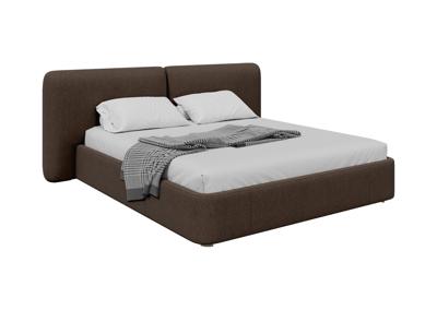 Кровать Ellipsefurniture Кровать двуспальная Hub Soft 180 см (шоколад, твид) арт. HU010110360199