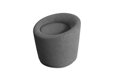 Кровать Ellipsefurniture Пуф E5.3 (серый, рогожка) арт. KP010202040401