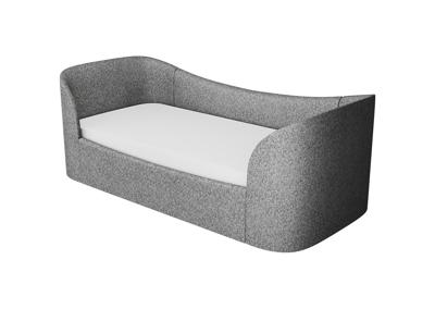 Кровать Ellipsefurniture Диван-кровать KIDI Soft 90*200 см (серый, рогожка) арт. KD010303610401