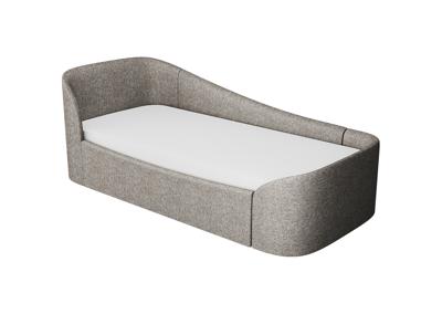 Кровать Ellipsefurniture Диван-кровать KIDI Soft с низким изножьем 90*200 см (коричневый, рогожка) арт. KD010324620401