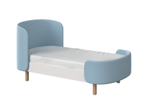 Кровать Ellipsefurniture Кровать KIDI Soft для детей от 2 до 4 лет (голубой) арт. KD010504040101