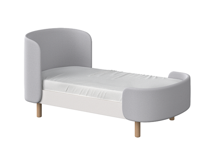 Кровать Ellipsefurniture Кровать KIDI Soft для детей от 2 до 4 лет (серый) арт. KD010502040101