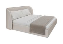 Кровать Ellipsefurniture Кровать двуспальная Classic 200 см (молочный, велюр) арт. СF010207260501