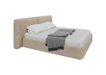 Кровать Ellipsefurniture Кровать двуспальная Hub Soft 200 см (бежевый, букле) арт. ZN-318642