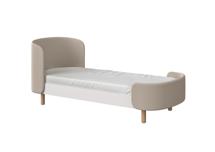 Кровать Ellipsefurniture Кровать KIDI Soft для детей от 3 до 7 лет (бежевый, экокожа) арт. KD010201070101