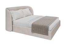 Кровать Ellipsefurniture Кровать двуспальная Classic 180 см (молочный, велюр) арт. СF010207160501