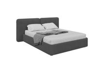 Кровать Ellipsefurniture Кровать двуспальная Hub Soft 160 см (серый, букле) арт. HU010108350199