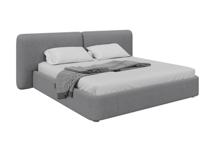 Кровать Ellipsefurniture Кровать двуспальная Hub Soft 200 см (светло-серый, твид) арт. HU010107370499