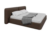 Кровать Ellipsefurniture Кровать двуспальная Hub Soft 200 см (шоколад, твид) арт. HU010110370199