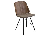 Кровать Ellipsefurniture Стул E9.6 (орех / коричневый, рогожка) арт. KP010209020101