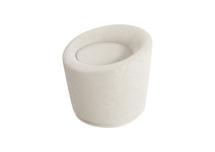 Кровать Ellipsefurniture Пуф E5.3 (молочный, рогожка) арт. KP010207040401