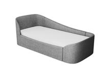 Кровать Ellipsefurniture Диван-кровать KIDI Soft с низким изножьем 90*200 см (серый, рогожка) арт. KD010302620401