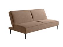 Кровать Top concept Este диван-кровать трехместный, прямой, без подлокотников, бархат коричневый 12 арт. 14208